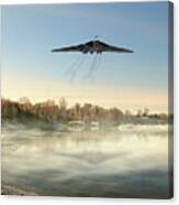 Winter In Bomber Country Canvas Print