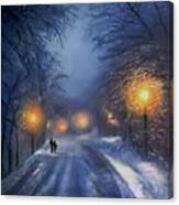 Winter Lights Canvas Print