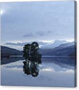Winter Reflections - Loch Tay Canvas Print