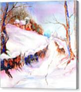 Winter Snow Canvas Print