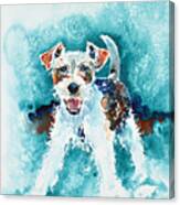 Wire Fox Terrier Canvas Print