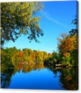 Wisconsin River Colors 2 Canvas Print