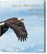 With Wings As Eagles Canvas Print