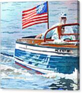 Wooden Boat Blues Canvas Print