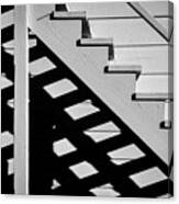 Wooden Stairs Canvas Print