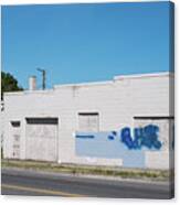 Writing On The Wall In Ferndale Canvas Print