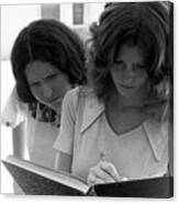 Yearbook Signing, 1972, Part 1 Canvas Print