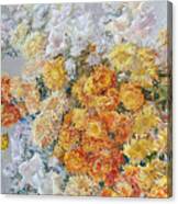 Yellow Chrysanthemum Canvas Print