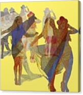 Yellow Dance Canvas Print