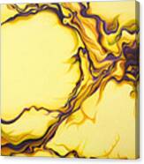 Yellow Flow Canvas Print