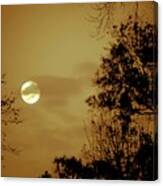 Yesteryears Moon Canvas Print