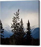 Yoho Mountains British Columbia Canada Canvas Print