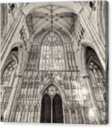 York Minster Uk Canvas Print