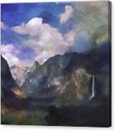 Yosemite H2o Color Canvas Print