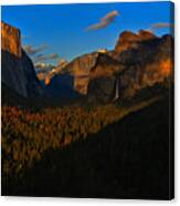 Yosemite Tunnel View Panorama Canvas Print