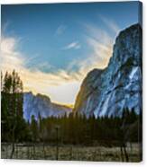 Yosemite Valley Sunset Canvas Print