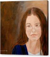 Young Girl Approaching Womanhood Canvas Print