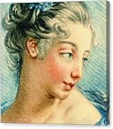 Young Woman 1760 Canvas Print