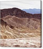 Zabriskie Point - Death Valley National Park, United States - Landscape Photography Canvas Print