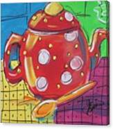 Zany Teapot Canvas Print