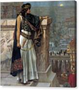 Zenobia's Last Look On Palmyra Canvas Print