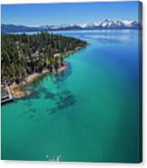 Zephyr Point Aerial Canvas Print