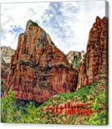 Zion N P # 41 - Court Of The Patriarchs Canvas Print