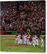 2011 World Series Game 7 - Texas Canvas Print