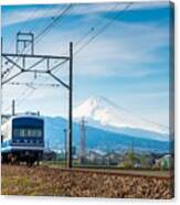 A Local Train Of Jr Izuhakone #1 Canvas Print