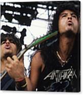 Anthrax Perform On Stage #1 Canvas Print