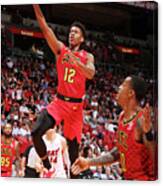 Atlanta Hawks V Miami Heat #1 Canvas Print