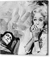 Bette Davis And Joan Crawford In What Ever Happened To Baby Jane? -1962-. Canvas Print