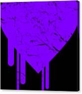 Bleeding Purple Heart #1 Canvas Print