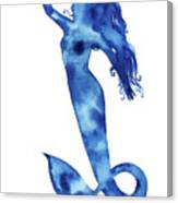 Blue Sirena I #1 Canvas Print
