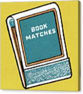 Book Of Matches #1 Canvas Print