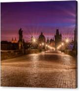 Charles Bridge, Prague, Czech Republic. #1 Canvas Print