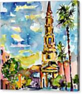 Charleston South Carolina St Philips Church #1 Canvas Print