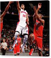 Chicago Bulls V Detroit Pistons Canvas Print