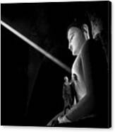 Cleaning The Buddha #1 Canvas Print