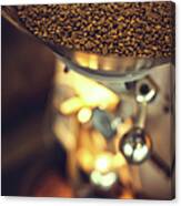 Coffee Roaster In Action #1 Canvas Print