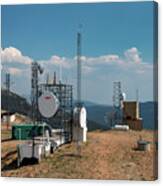 Communications Equipment On Monarch Mountain #1 Canvas Print
