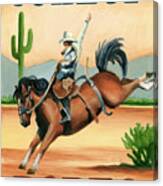 Cowboy Rodeo #1 Canvas Print