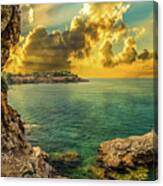 Crystal Clear Waters Of The Cinque Terre Coast #1 Canvas Print