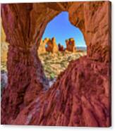 Double Arch Through Cove Arch #1 Canvas Print