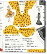 Dressmaker's Pattern #1 Canvas Print