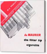 Du Maurier Cigarettes #1 Canvas Print