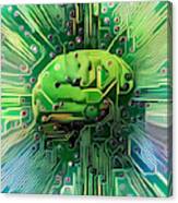 Electronic Brain #1 Canvas Print