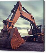 Excavator #1 Canvas Print