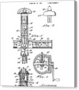 Garrett Morgan, Traffic Signal Patent #1 Canvas Print