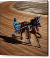 Horse Races In Menorca #1 Canvas Print